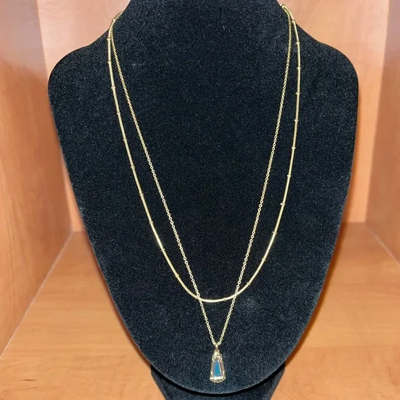 Kendra Scott Gold Necklace - Picture 1 of 4